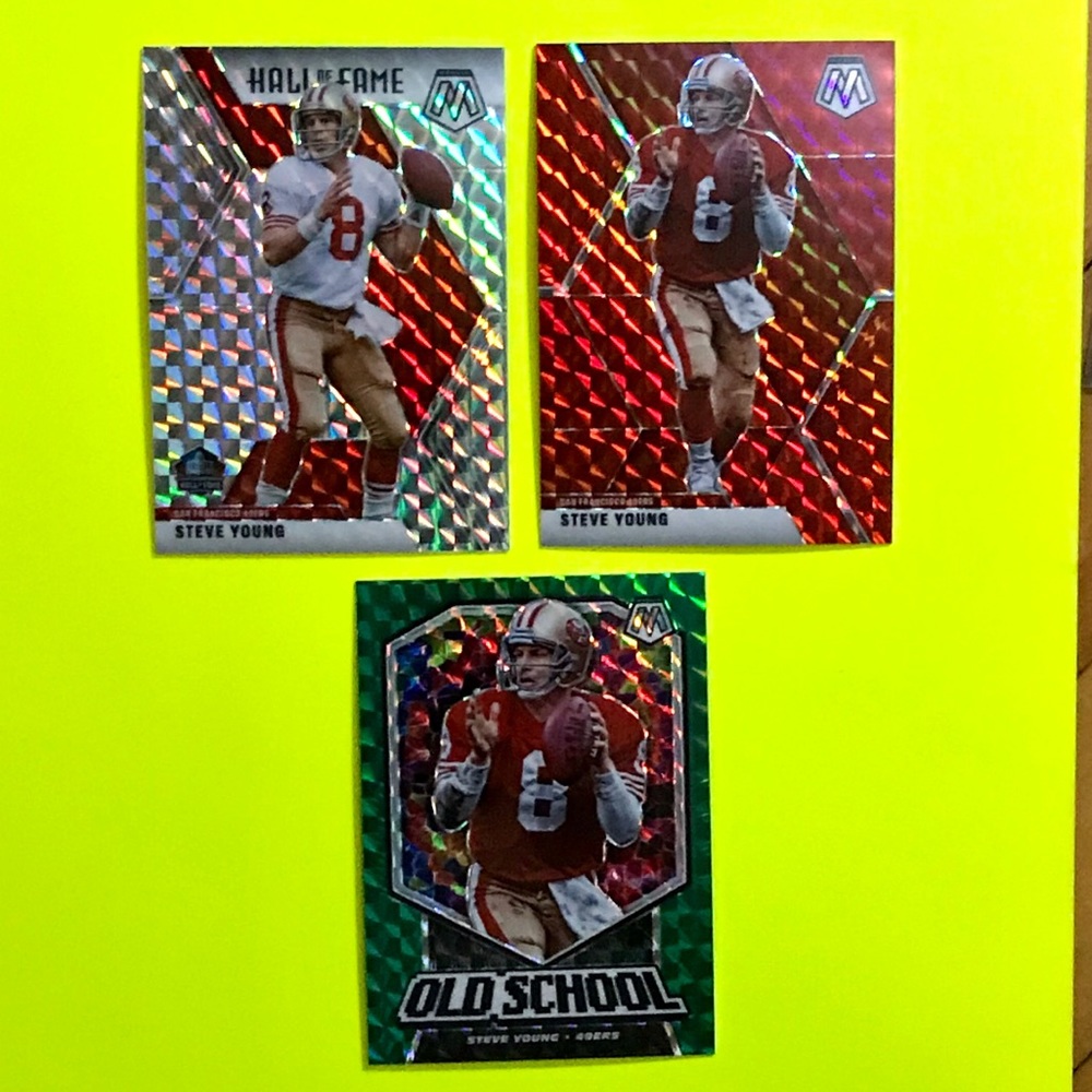 Steve Young 2020 Panini NFL Football Card Lot (3)